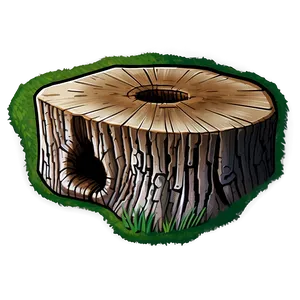 Detailed Tree Stump PNG Nfq37 PNG