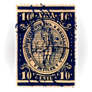 Detailed Vintage Stamp Replica PNG 06282024 PNG