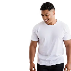 Detailed White Tee PNG Nxw PNG