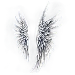 Detailed White Wings PNG 06262024
