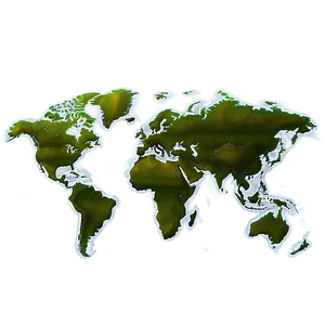 Detailed World Map Drawing PNG 99