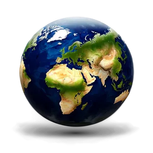 Detailed World Map PNG Vmw16