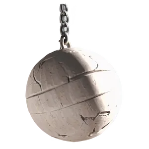 Detailed Wrecking Ball Sketch PNG 06112024
