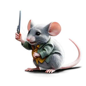 Detective Mouse PNG Exq10 PNG