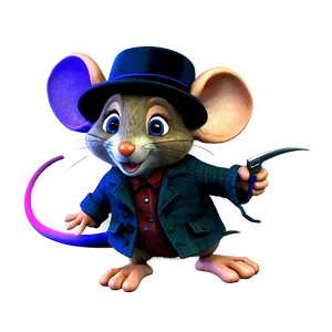 Detective Mouse Png Qcn92 PNG image