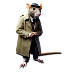 Detective Rat Png Sgo PNG image