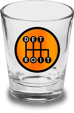 Detroit Branded Glassware PNG image