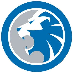 Detroit Lions Logo Blueand Silver PNG image