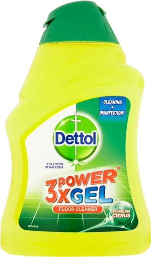 Dettol3 X Power X G E L Floor Cleaner Sparkling Citrus PNG image