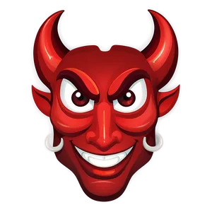 Devil Emoji Flat Design Png 05252024 PNG image