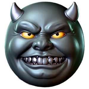 Devil Emoji With Money Eyes Png 05252024 PNG image