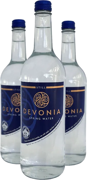Devonia Spring Water Bottles PNG image
