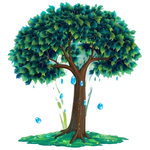 "dew-kissed Morning Tree PNG" 04302024