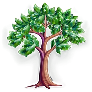 "dew-kissed Morning Tree PNG" Wvg