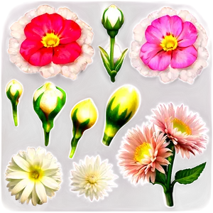 "dewdrop Delights: Fresh Flower PNG" A