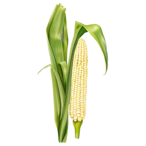 Dewy Corn Stalk PNG 35