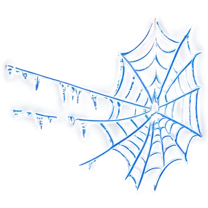 Dewy Spider Web Inverted Colors