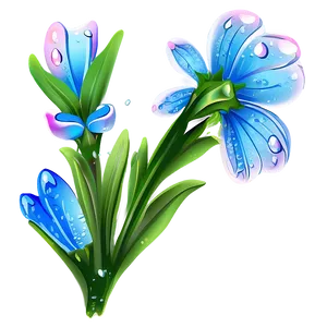 Dewy Spring Flower Png 56 PNG image