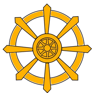 Dharmachakra Symbol Buddhism PNG image