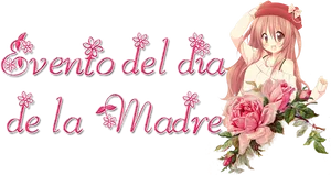 Dia De La Madre Anime Event Banner PNG image