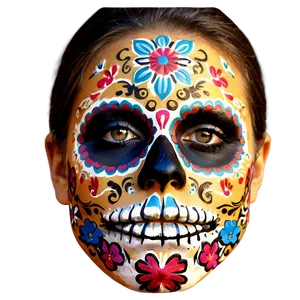 Dia De Los Muertos Face Paint Png Txm43 PNG image