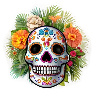 Dia De Los Muertos Floral Arrangements PNG Rgw13 PNG