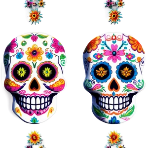 Dia De Los Muertos Inspired Artwork Png 97 PNG image