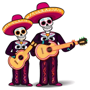 Dia De Los Muertos Mariachi Bands Png Imd11 PNG image