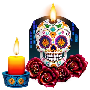 Dia De Los Muertos Nighttime Vigils Png 06112024 PNG image