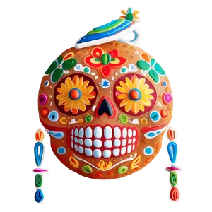 Dia De Los Muertos Pan De Muerto PNG Uuj44