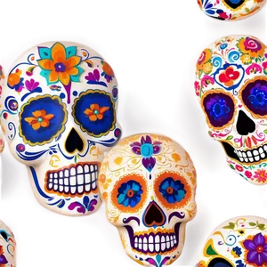 Dia De Los Muertos Themed Makeup PNG 06112024