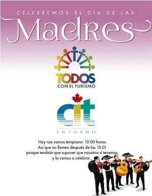 Diadelas Madres Celebration Poster PNG image