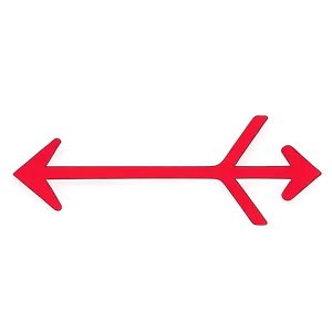 Diagonal Red Arrow Png 04302024 PNG image