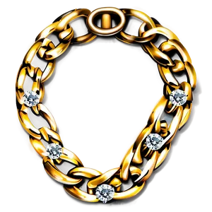 Diamond Chain Png 05042024 PNG image