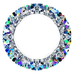 Diamond Circle Frame PNG 06122024 PNG