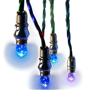 Diamond Cut Christmas String Lights PNG 47