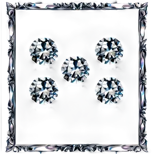 Diamond Cute Frame PNG 90 PNG