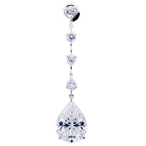 Diamond Drop Earring PNG Gev PNG