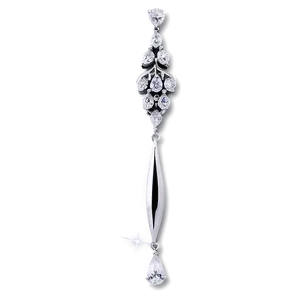 Diamond Drop Earring Png Ndw45 PNG image