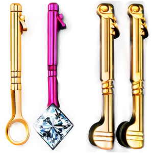Diamond Encrusted Keys PNG 24