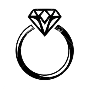 Diamond Engagement Ring Clipart PNG image