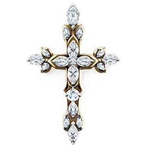 Diamond Fancy Cross PNG 06292024