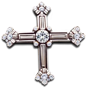 Diamond Fancy Cross PNG 62