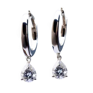 Diamond Hoop Earring Png 48 PNG image