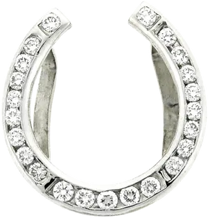 Diamond Hoop Earrings Silver PNG image