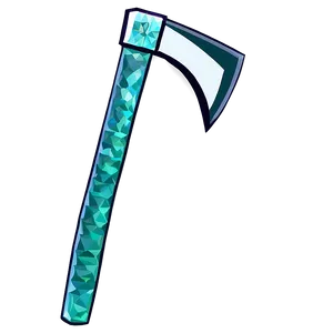 Diamond Pickaxe During Sunset PNG Edy16