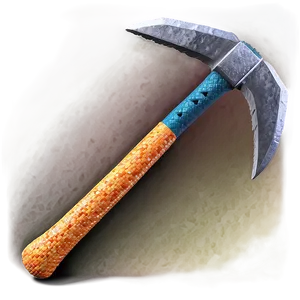 Diamond Pickaxe During Sunset PNG Rec56