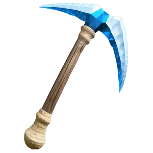 Diamond Pickaxe In Action Png 06122024 PNG image