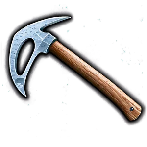 Diamond Pickaxe On Wooden Background Png 06122024 PNG image