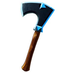 Diamond Pickaxe Under Moonlight PNG 12